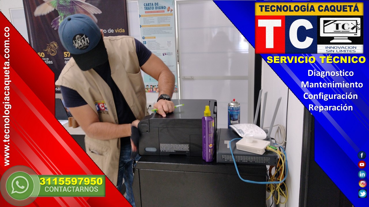 Mantenimiento de impresoras Tecnologia Caqueta whatsapp 3115a7